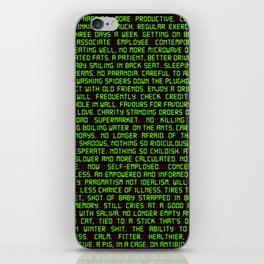 Fitter Happier More Productive iPhone Skin