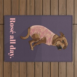 Rosé All Day Outdoor Rug