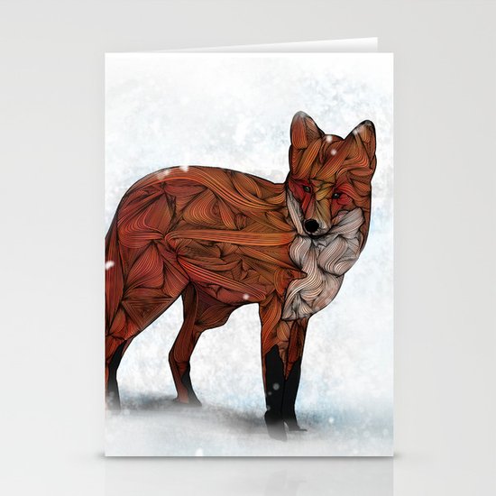 Red Fox Stationery Cards