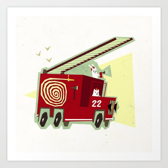 FIRE!!! Art Print