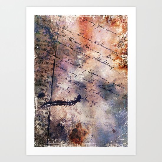 Centipede Art Print