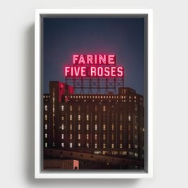 Farine Five Roses Framed Canvas