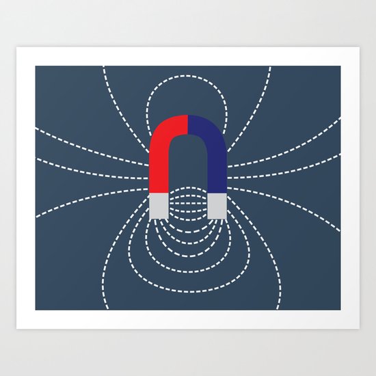Magneto field Art Print