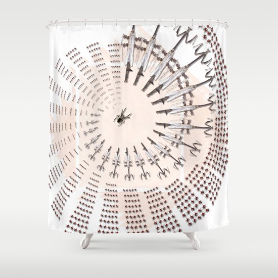 Little Universe Mandala Shower Curtain
