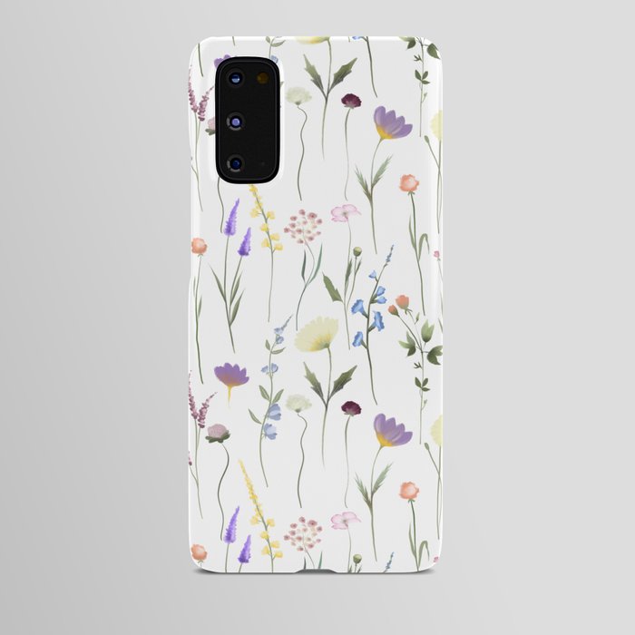 Pretty Wildflowers Floral Pattern Android Case