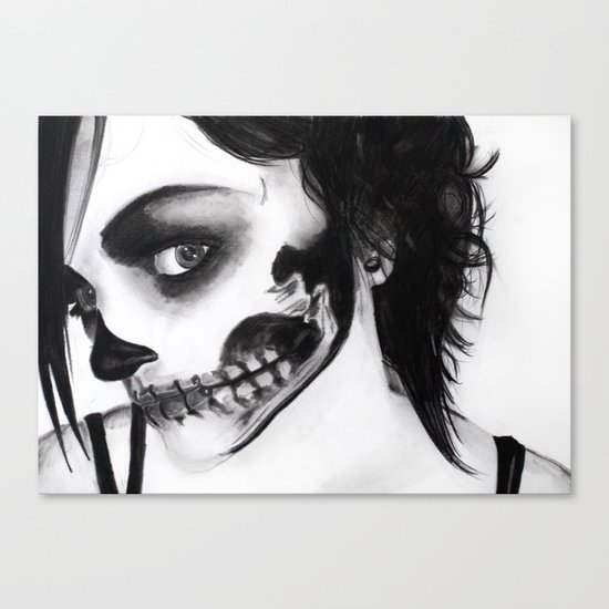 Death Mask Canvas Print