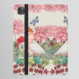 Parrot floral iPad Folio Case