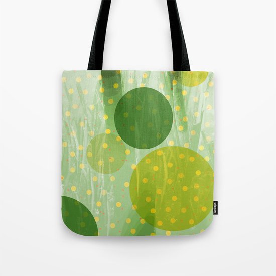 Abstract Dots Design Tote Bag