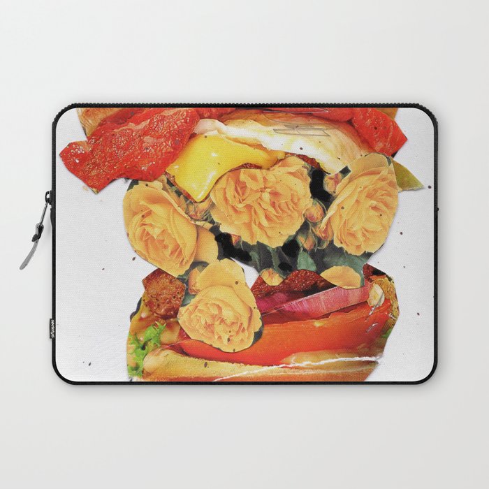 Burger & Roses · Yellow B Laptop Sleeve