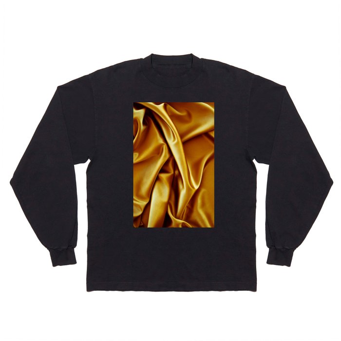 Gold velvet texture Long Sleeve T Shirt