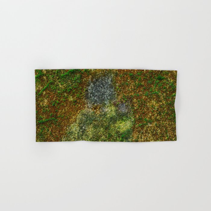 Old Stone Wall With Moss Hand Bath Towel By Cesartorres Society6