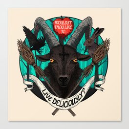 Black Phillip (The Witch) Canvas Print