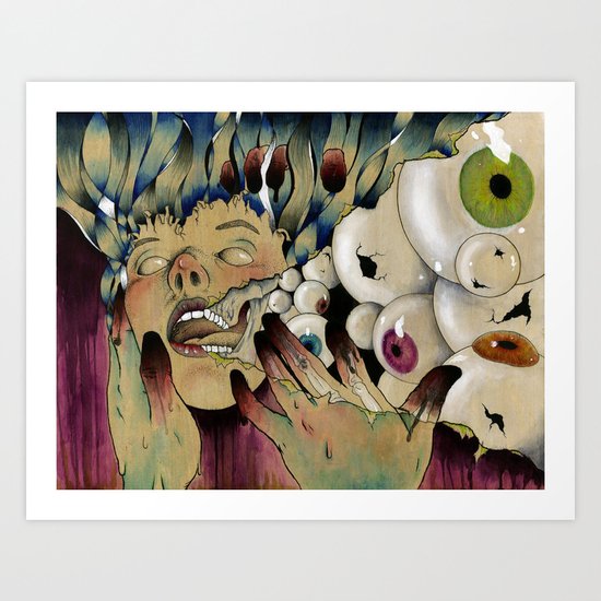 Dirty Fingers Art Print