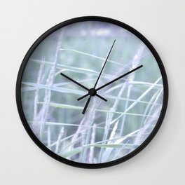Wind Through the Grass Wall Clock
