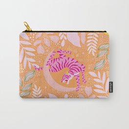 Tiger Moon in Tangerine Carry-All Pouch