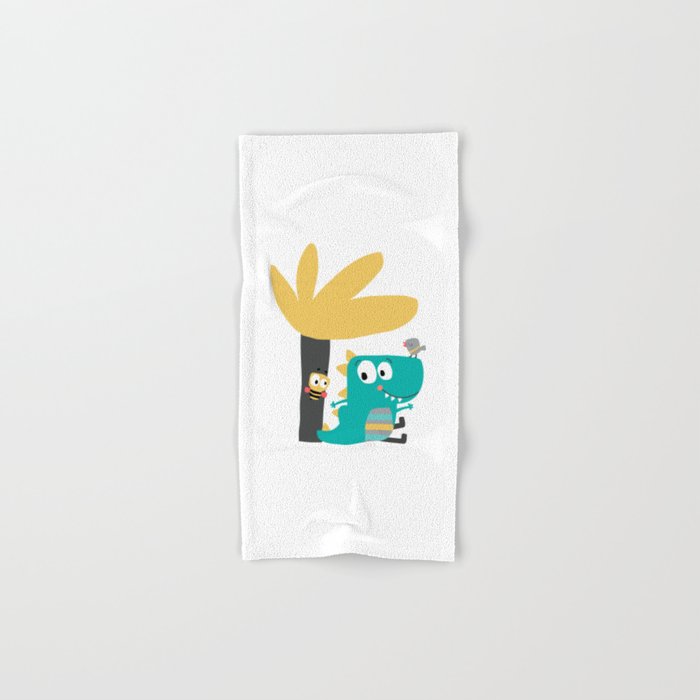 Talk dino with your friends  Hand & Bath Towel