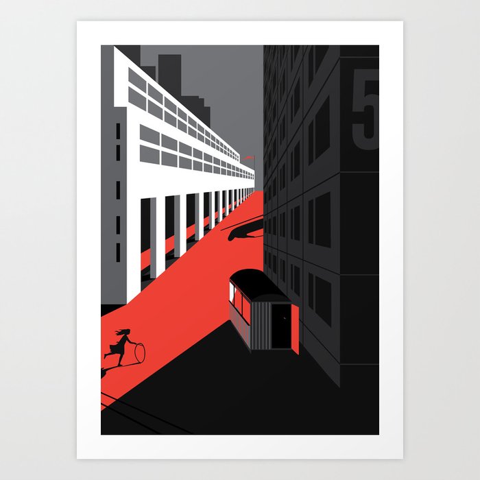Mystery and Melancholy of a Street. 2020 Art Print