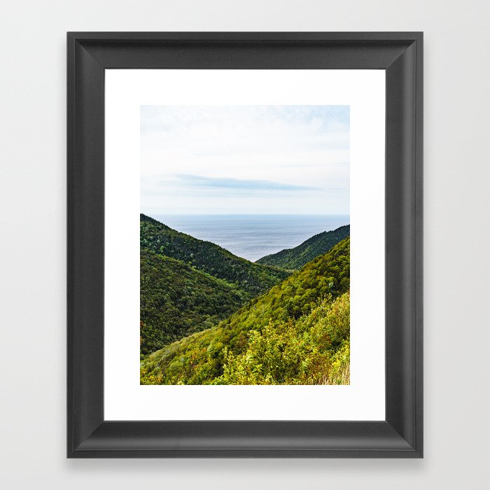 Cape Breton Highlands II | Nova Scotia, Canada | Landscape Photography Framed Art Print