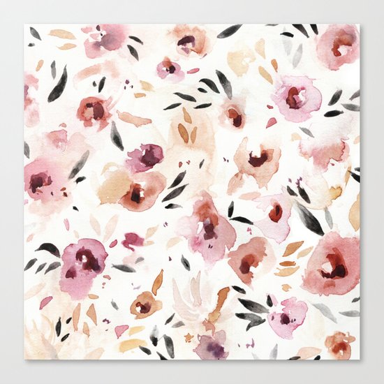 Wild Pansies Canvas Print