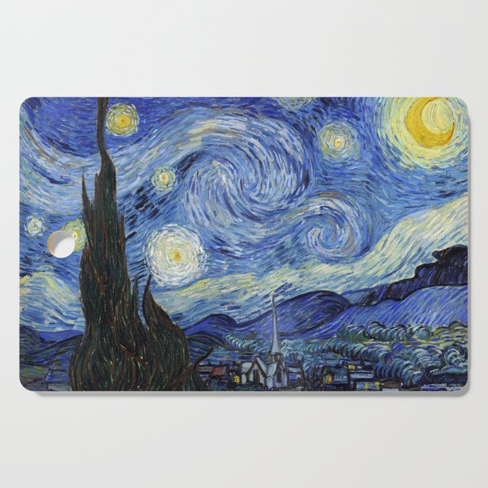 Starry Night by Vincent Van Gogh Cutting Board