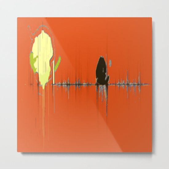 Abstracts Tango Metal Print