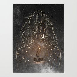 I see the universe in you. Poster