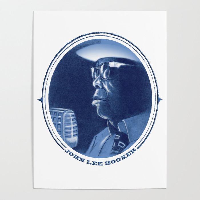 Blues Legends - John LeeHooker Poster