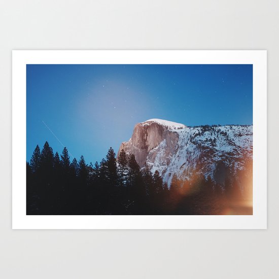 Yosemite Landscape Art Print