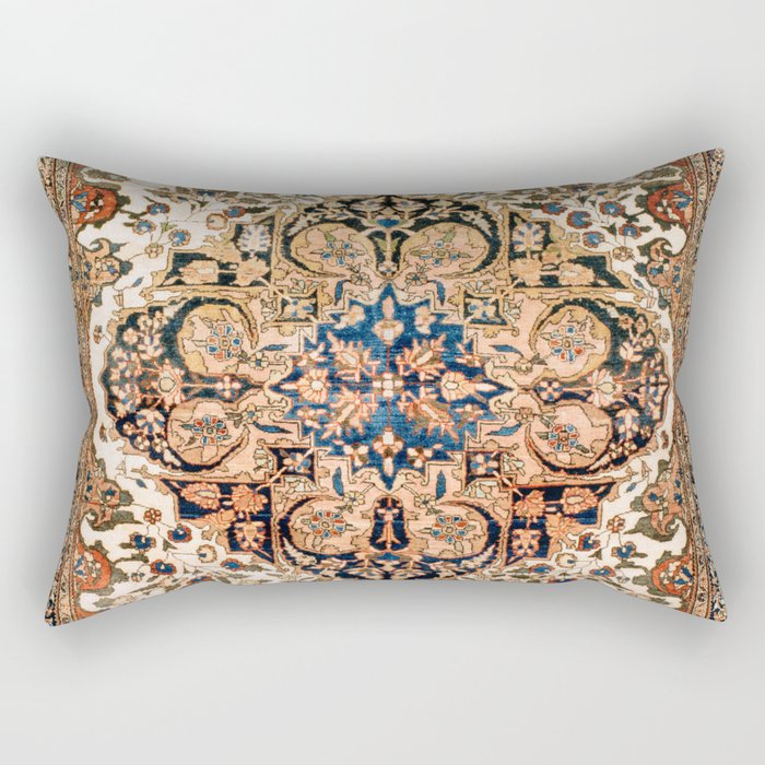Ferahan Arak  Antique West Persian Rug Print Rectangular Pillow
