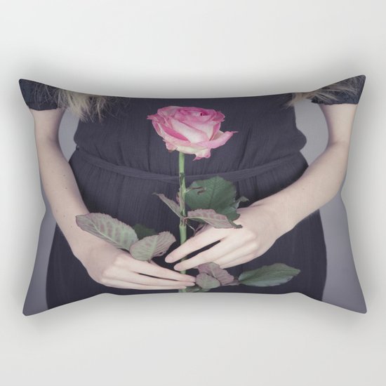 The Rose Rectangular Pillow