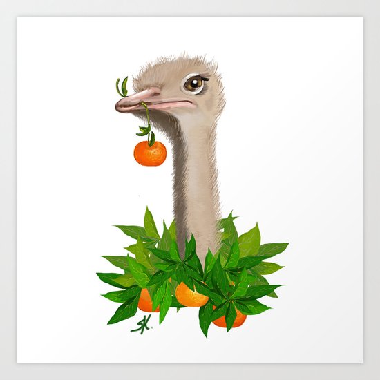 Mandarin Art Print