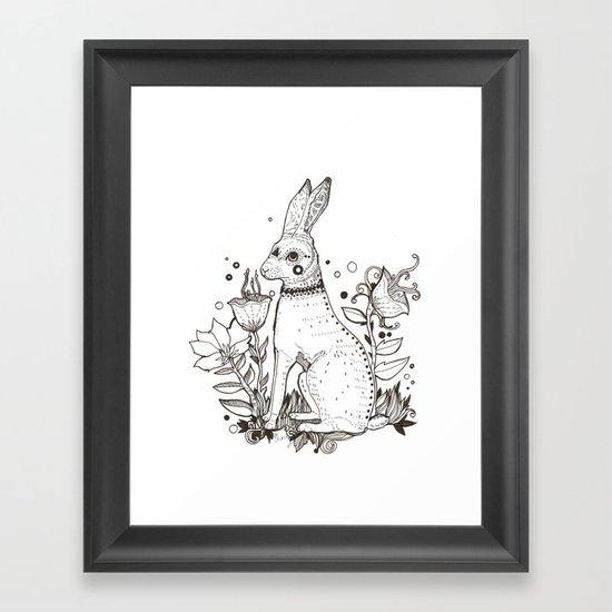 The Hare Framed Art Print