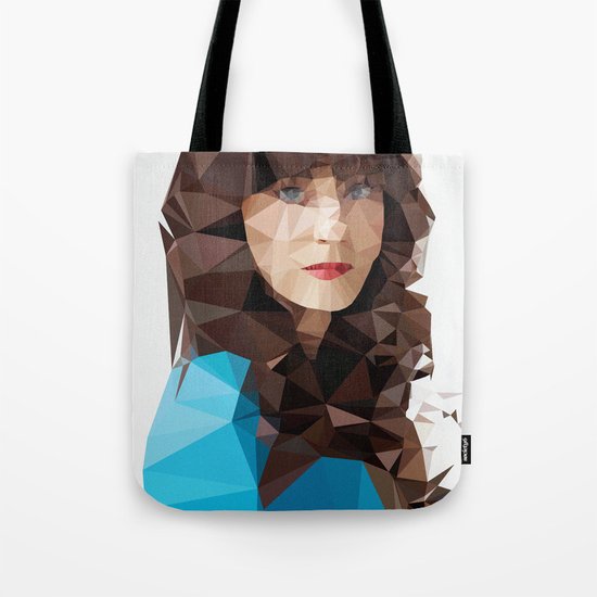 Zooey Deschanel Tote Bag