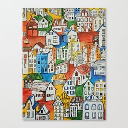 The Houses Canvas Print