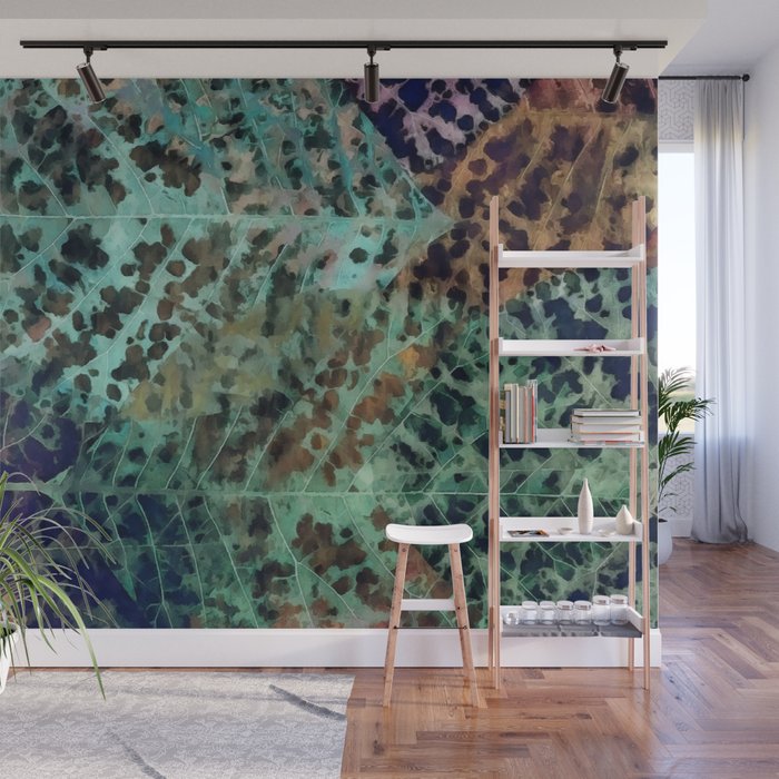 Colorful leaves Wall Mural