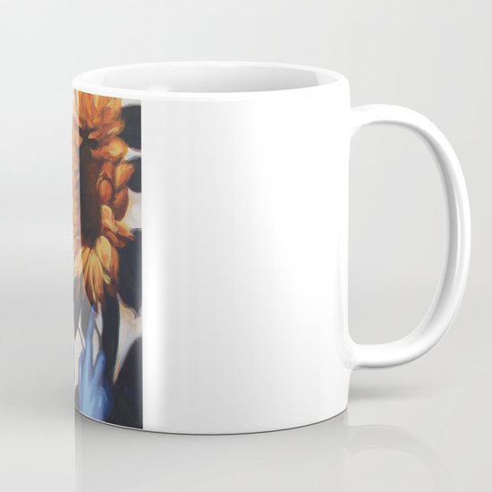 Optimus Prime With Sunflower Mug