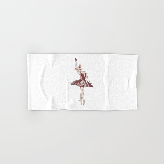 Pig Ballerina Tutu Hand & Bath Towel