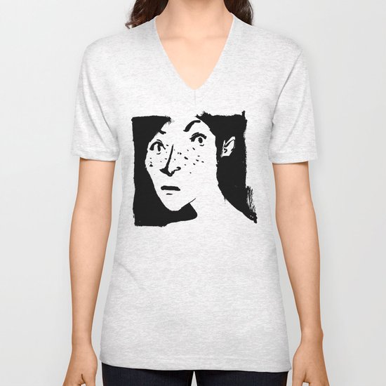 Women portrait Unisex V-Neck