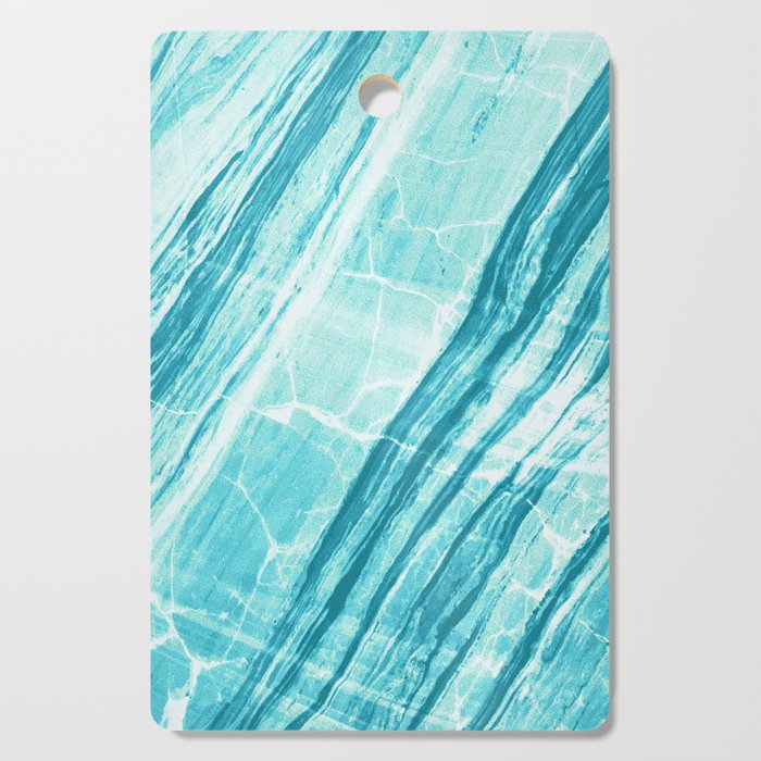 Abstract Marble - Teal Turquoise Cutting Board