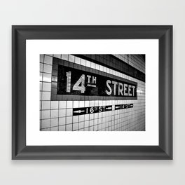 Subway Framed Art Print