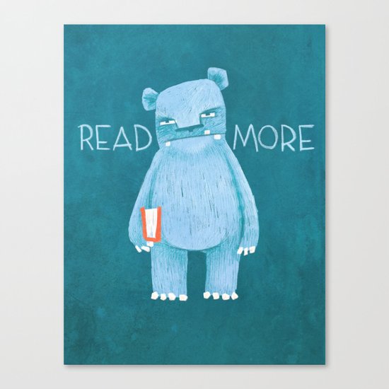 READ MORE BOOKS Canvas Print