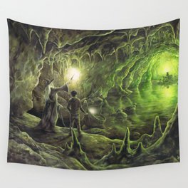 Harry and Dumbledore in the Horcrux Cave Wall Tapestry