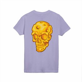 Cheesehead Skull Kids T Shirt