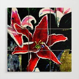 Tiger Lily jGibney The MUSEUM Society6 Gifts Wood Wall Art