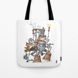 Steampunk Kobolds Tote Bag