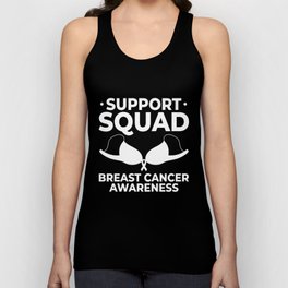 Breast Cancer Ribbon Awareness Pink Quote Unisex Tank Top