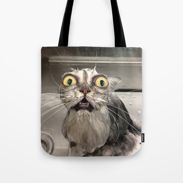 Reddit Wet Cat Tote Bag