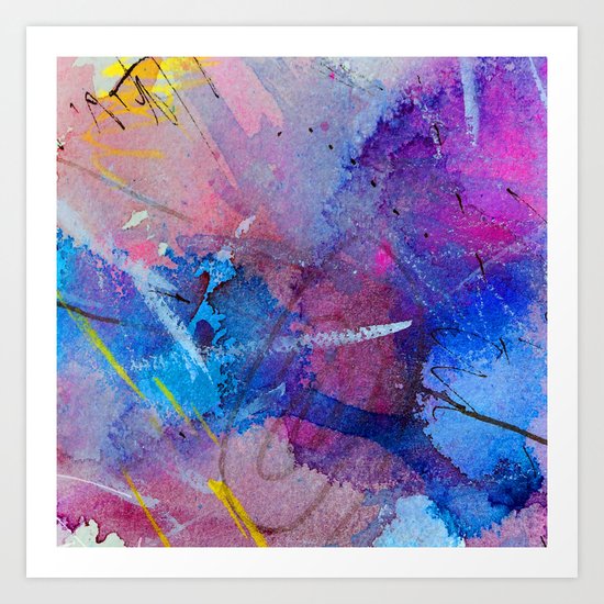 one came through Art Print