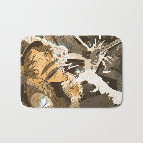 Folk vs. Metal Bath Mat