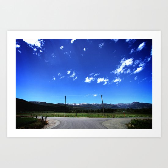 The Range Art Print